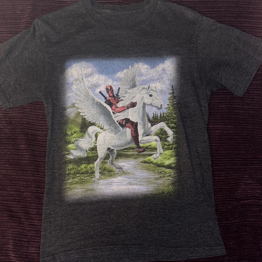 Graphic Tee with Deadpool